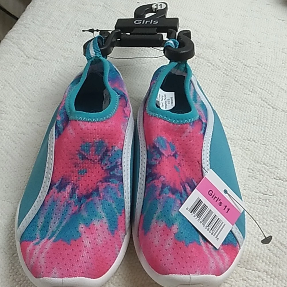 Girls Water Shoes Brand New Pink & Blue Size 11 Toddler